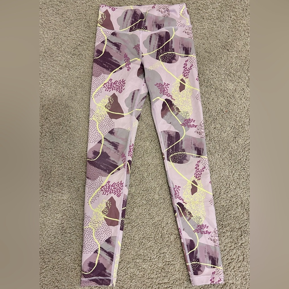 Athleta Girl Abstract Patterned Leggings